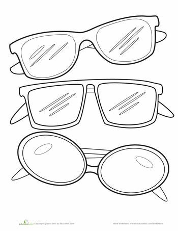 350x453 Coloring Pages Of Sun Glasses Happy Sunglasses Day!