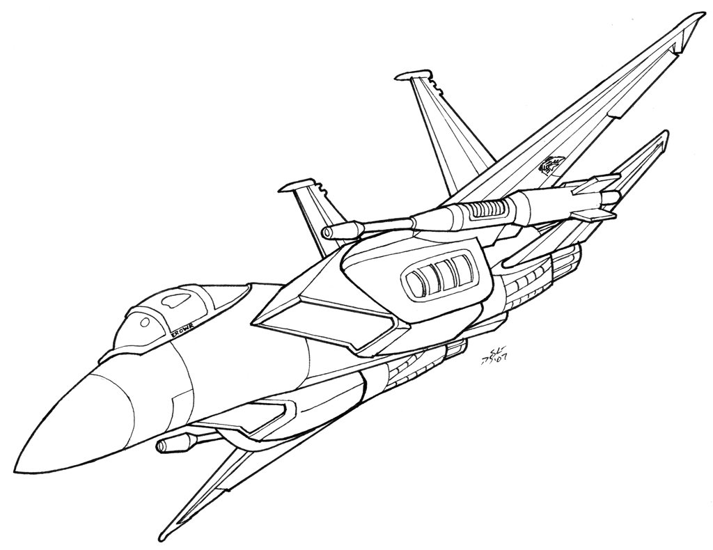 1024x790 F 15 Seeker Lineart By Heatherbeast