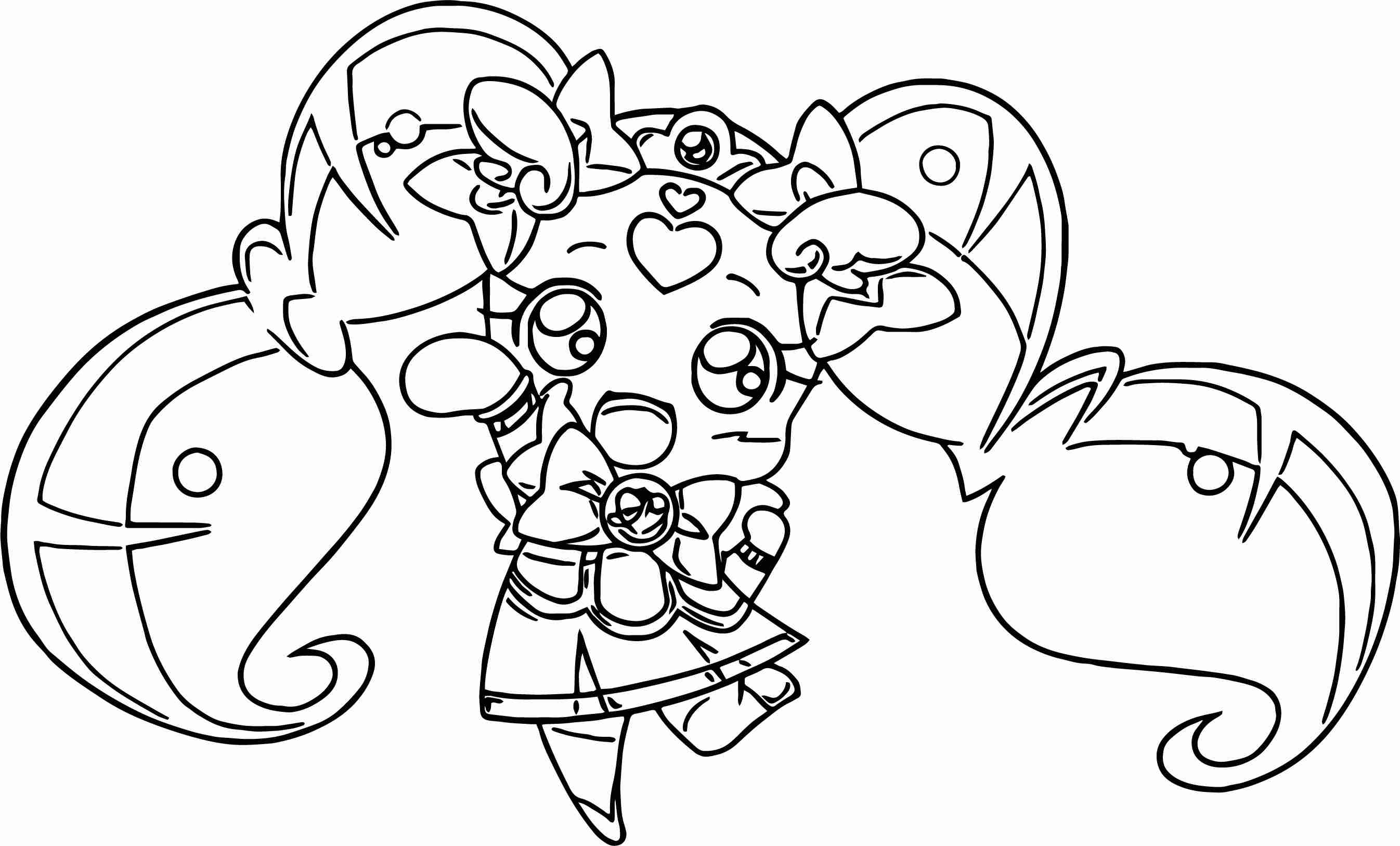 2692x1627 Glitter Force Coloring Pages