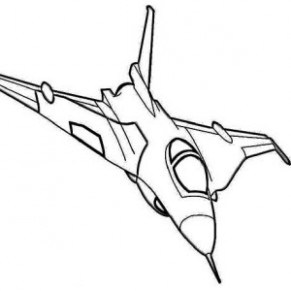 291x291 F 16 Coloring Pages F 16 Drawings