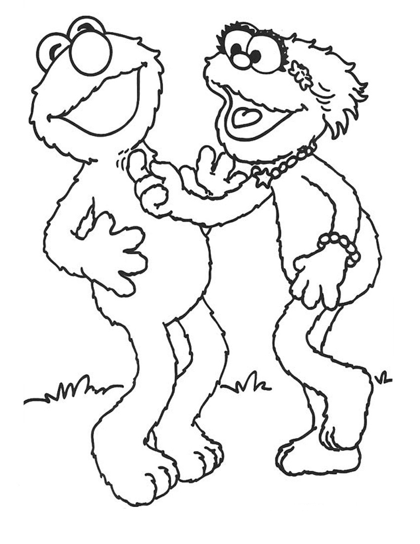 850x1100 Launching Elmo Color Pages Free Printable Coloring Page For Kids