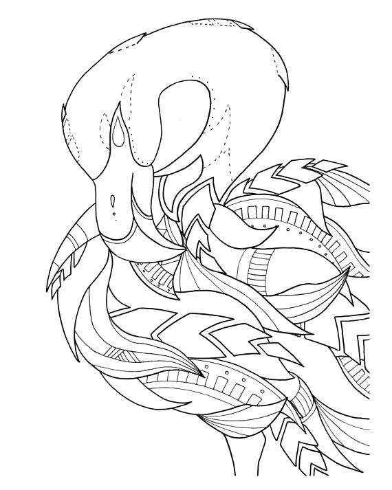 570x713 Flamingo Coloring Page For Framed Flamingo Coloring Page By On 35