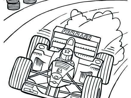 440x330 Racing Coloring Pages Barrel Racing Coloring Sheets