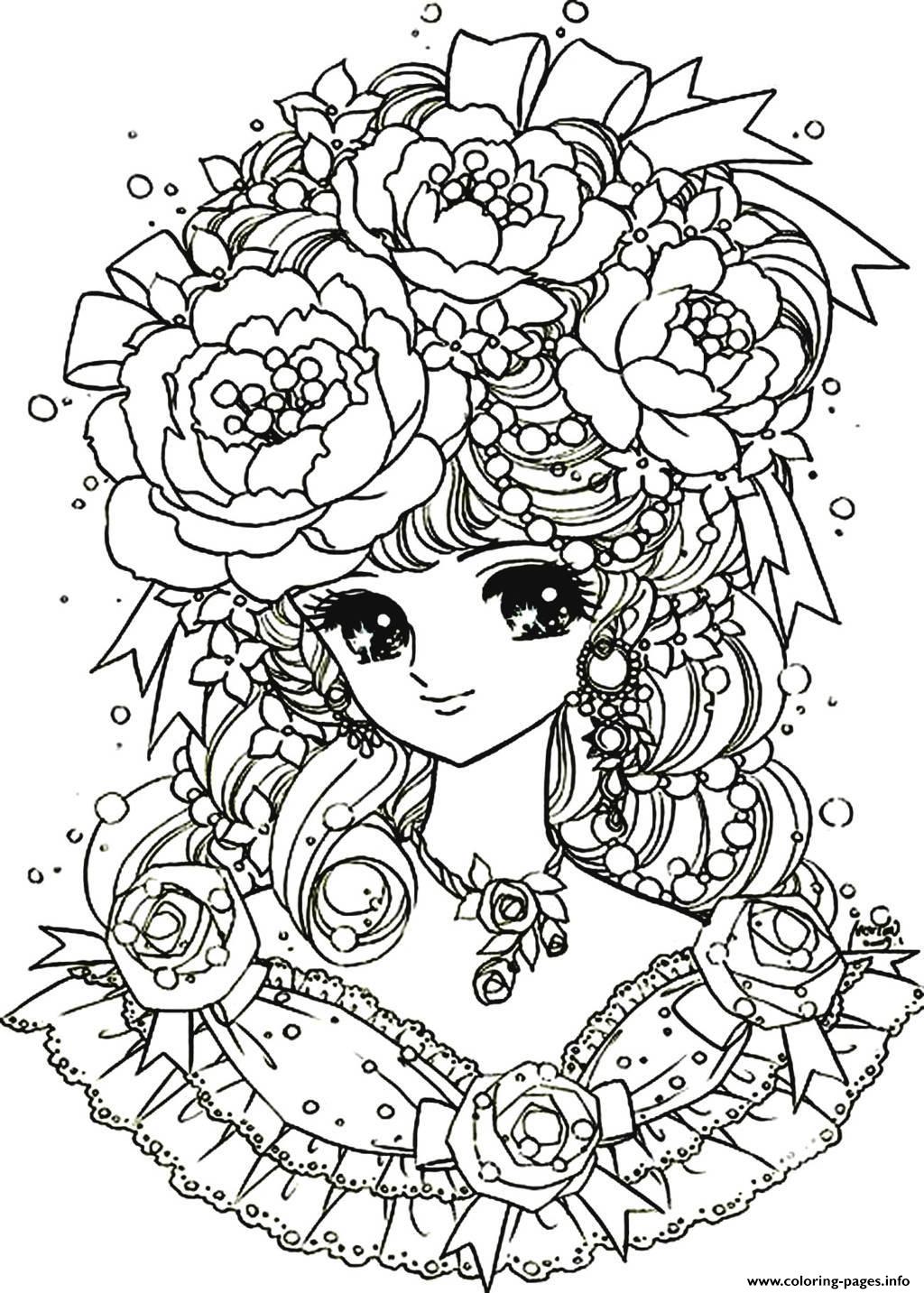 1024x1433 Amazing Flowers Colouring Pages For Adults Flower Coloring 3125