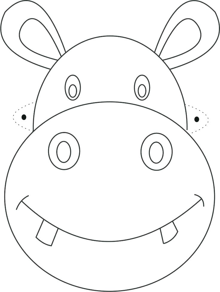 736x976 Lion Mask Coloring Page Animal Mask Template Animal Face Mask