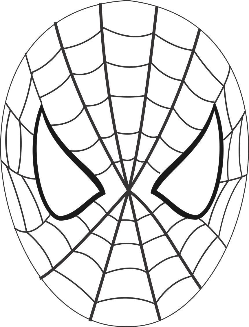 860x1128 Spiderman Mask Printable Coloring Page For Kids Coloring Pages