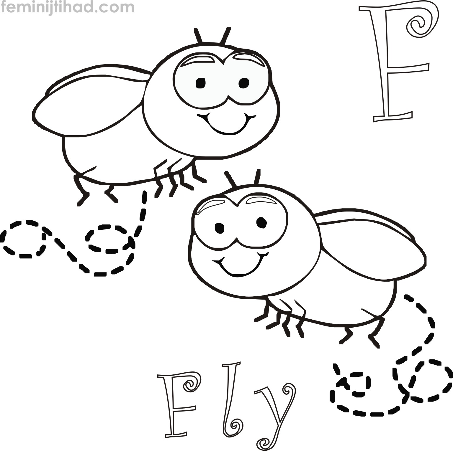 1535x1531 Printable Fly Coloring Pages To Download Coloring Pages For Kids