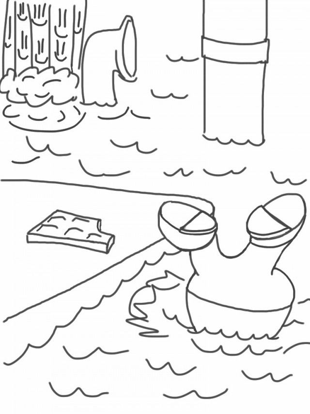 Factory Coloring Page