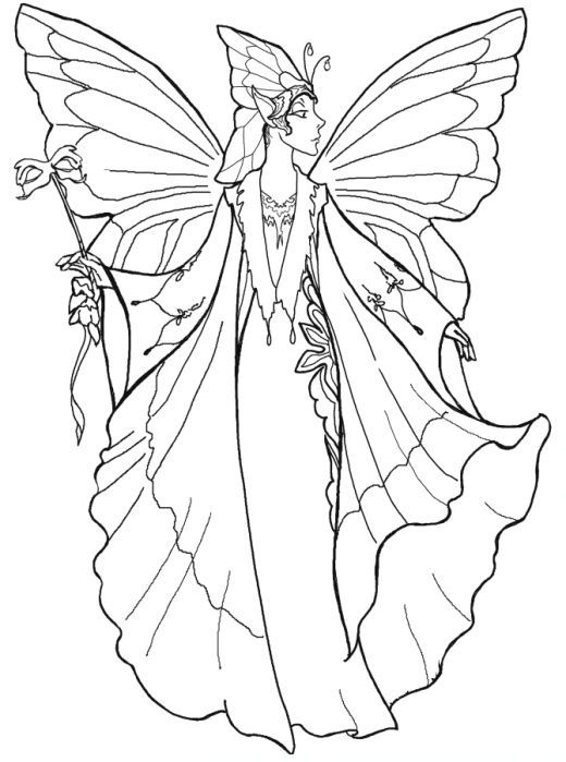 520x699 387 Best Fairies Coloring Images On Coloring Books