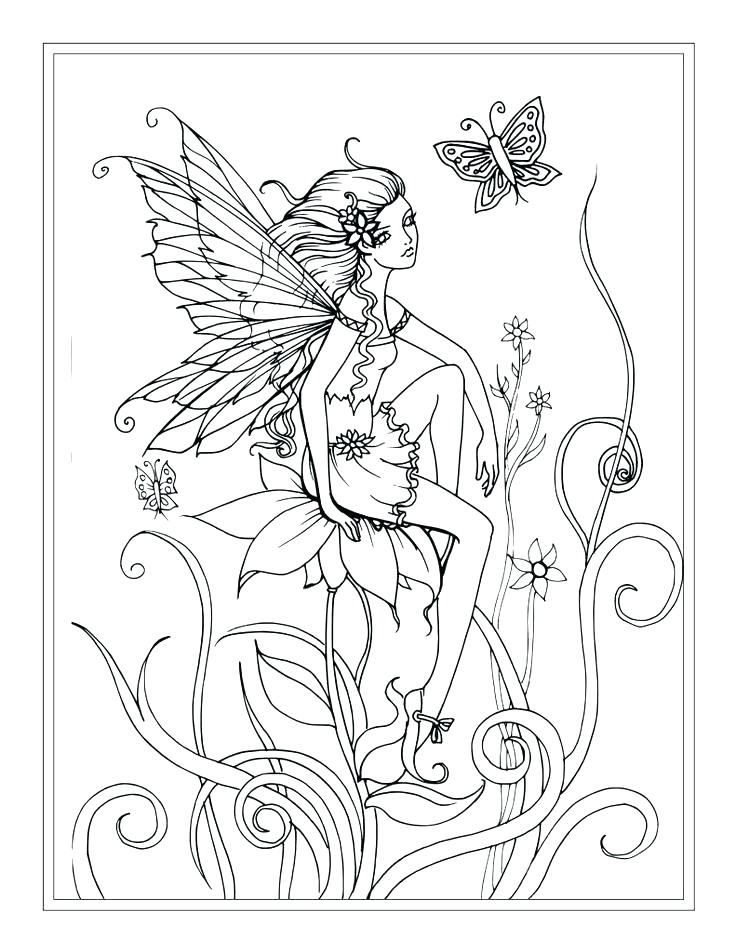 736x952 Free Fairy Coloring Pages For Adults Educational Coloring Pages