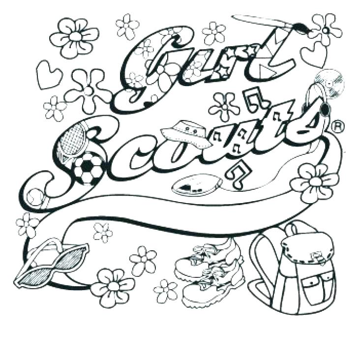 730x730 Fair Coloring Pages Girl Scouts Brownie Scout 6 5868