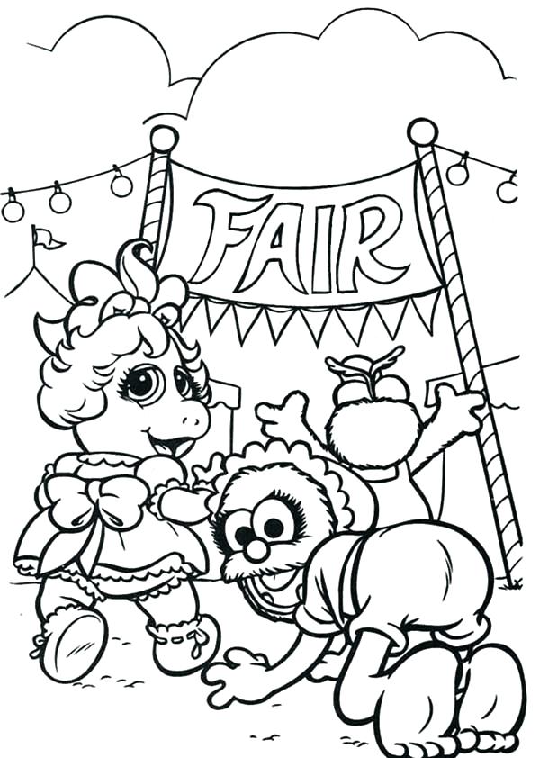 600x842 County Fair Coloring Pages Coloring Pages Free Printable County