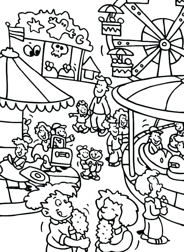 600x821 County Fair Coloring Pages County Fair Coloring Pages County Fair