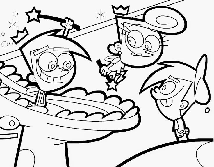Fairly Odd Parents Coloring Pages