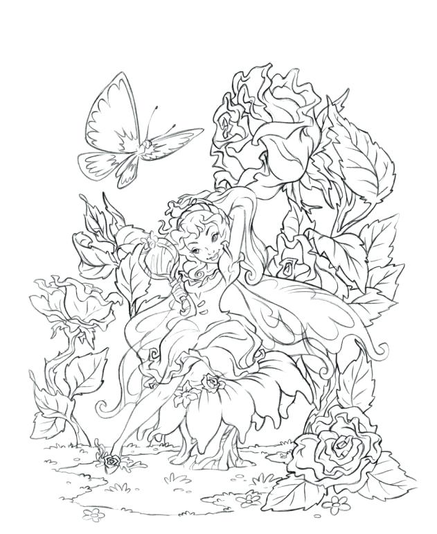 631x770 Fairy Coloring Pages Kids Coloring Pages Pages Anime Fairy