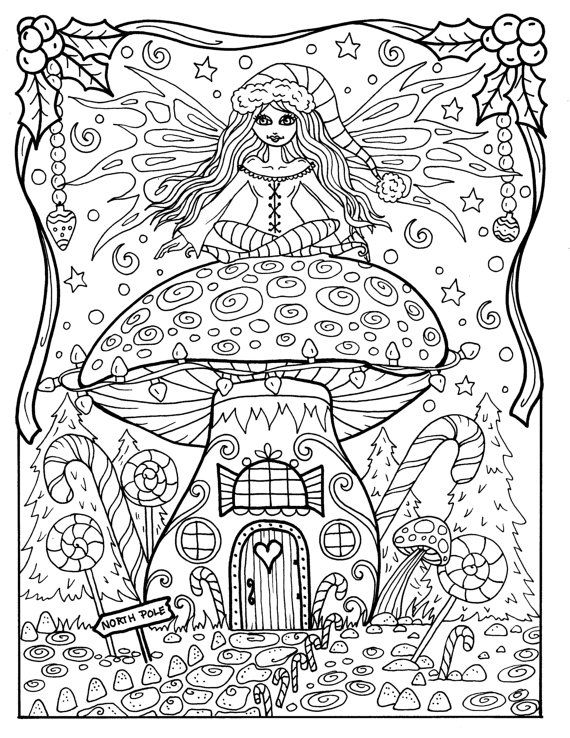 570x738 779 Best Fantasy Coloring Pages For Adults Images