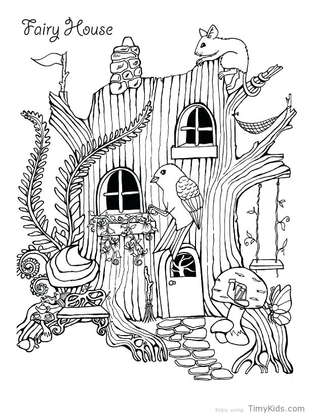 612x822 House Coloring Pages Games Coloring Pages Fairies Fairy House