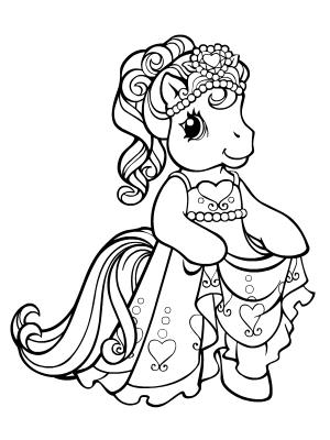 300x400 My Little Pony Princess Coloring Page Marketing Plan