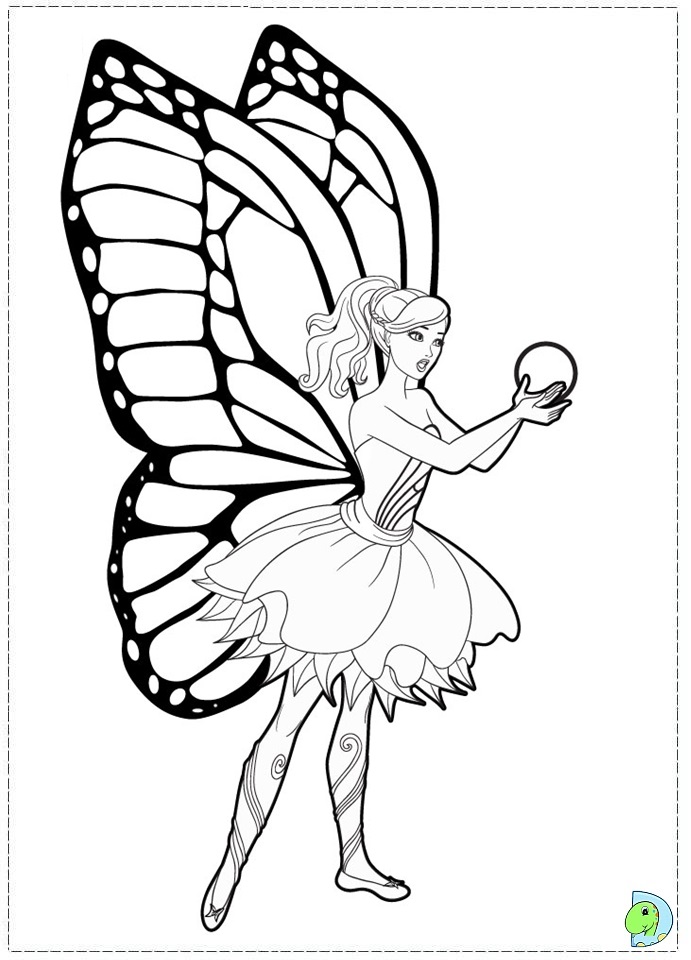 691x960 The Fairies Colouring Pages Barbie Mariposa And The Fairy Princess