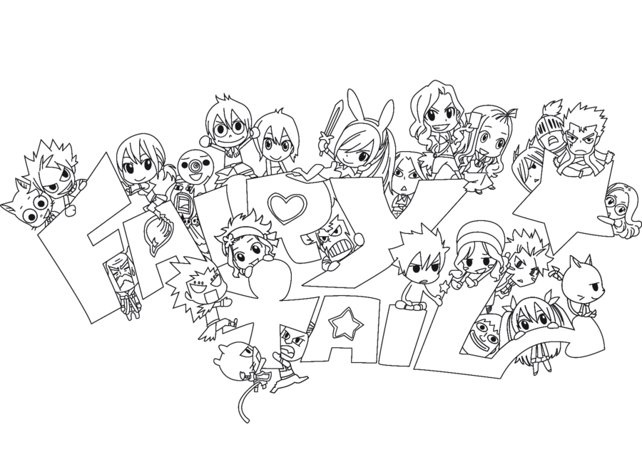 900x634 Fairy Tail Coloring Pages Astounding Nalu Fairy Tail Coloring