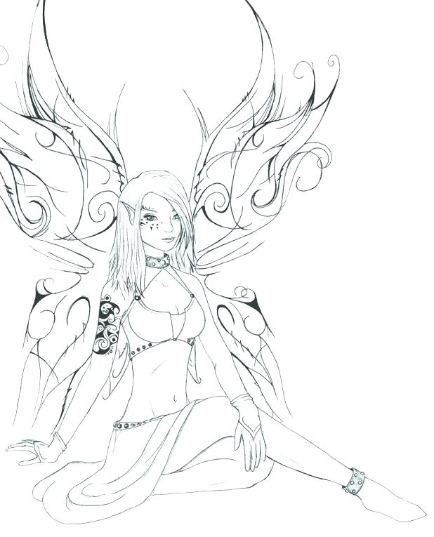 618x765 Anime Fairy Coloring Pages Anime Fairy Coloring Pages Exotic Fairy