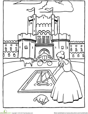 301x389 Fairy Tale Coloring Pages