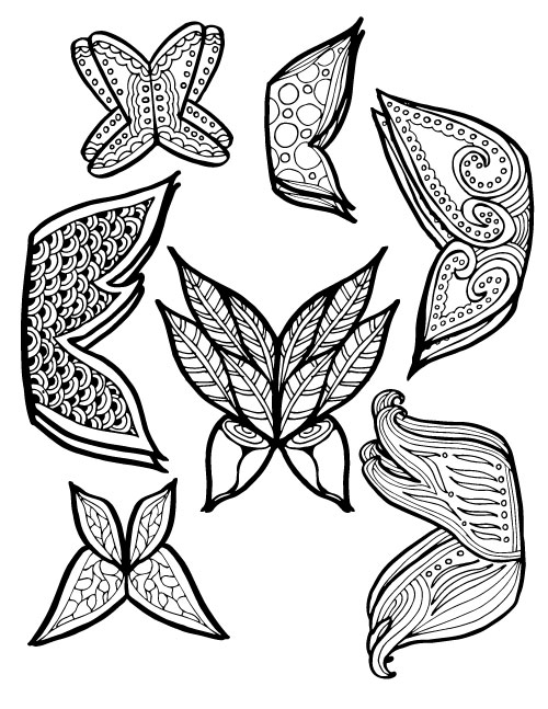 Fairy Wings Coloring Pages