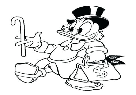 476x333 Money Coloring Page