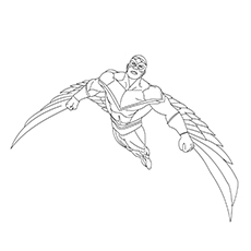 Falcon Coloring Pages