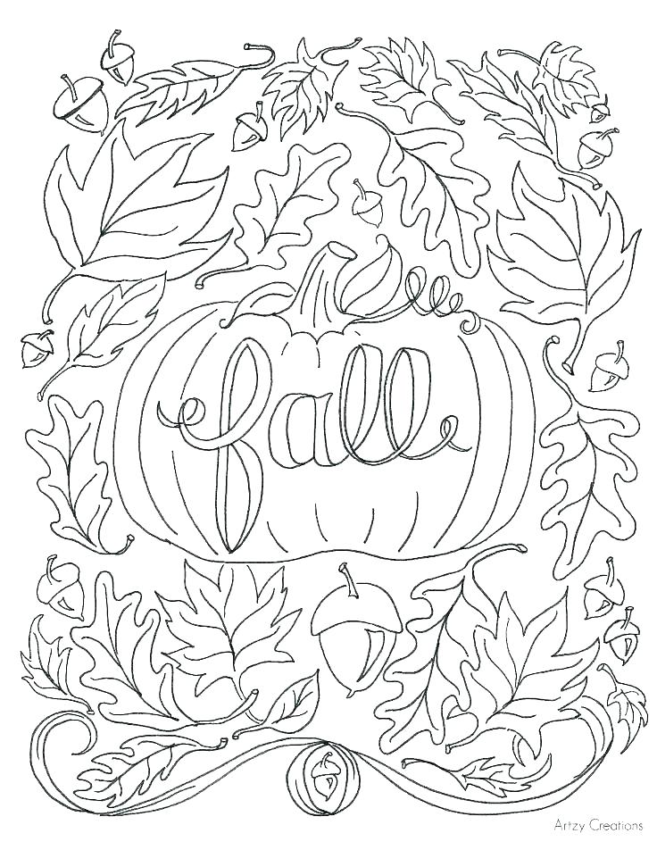 736x952 40 New Fall Leaves Coloring Pages Coloring Pages