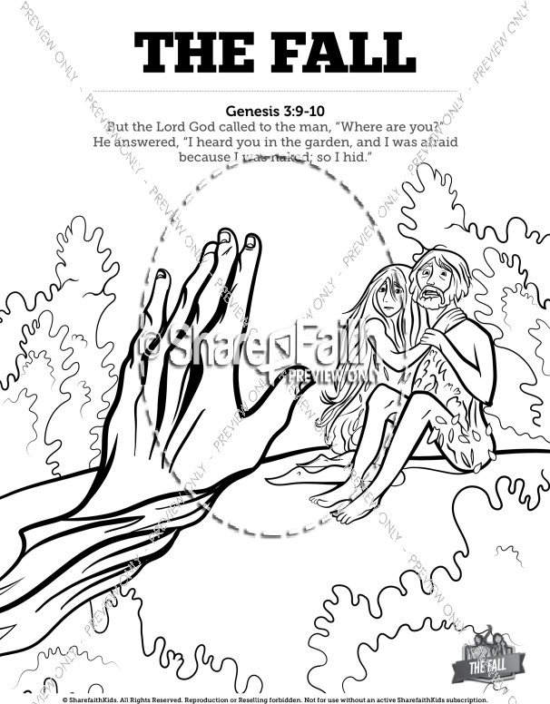 606x776 The Fall Of Man Genesis 3 Bible Coloring Pages Sunday School