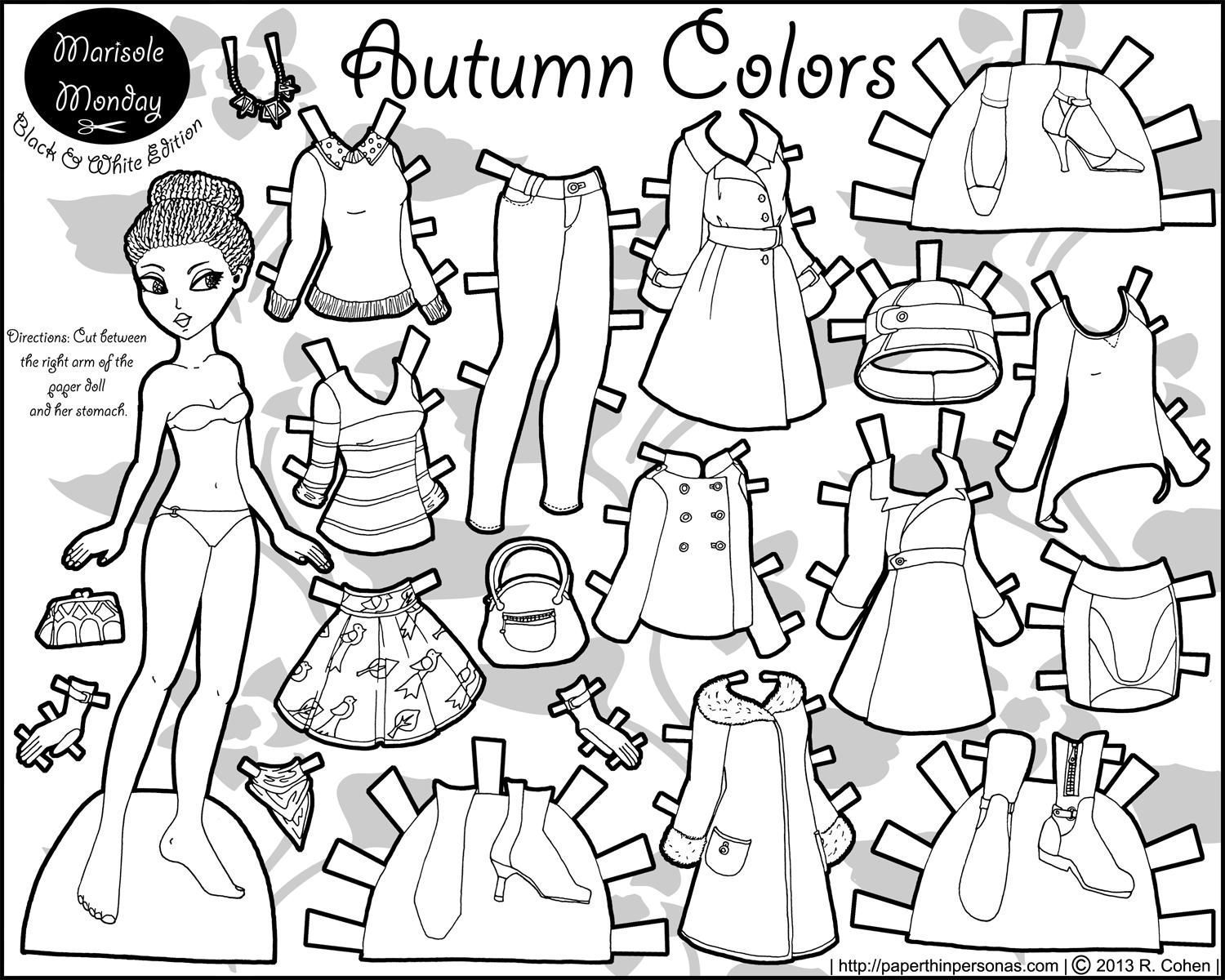 1500x1200 Autumn Clothes Coloring Pages Coloring Sheets