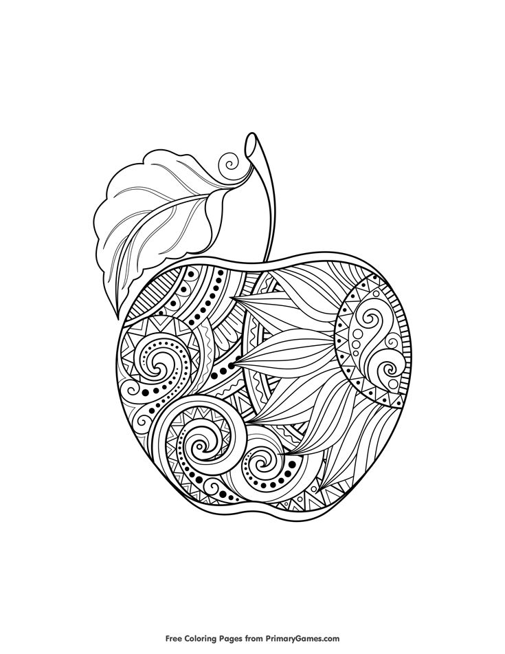 Fall Coloring Pages For Adults