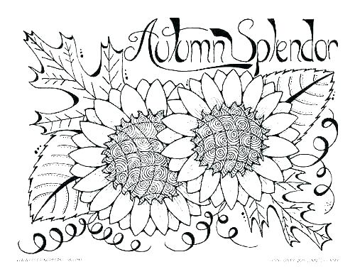 500x386 Fall Coloring Pages For Kids Coloring Pages Printable Free