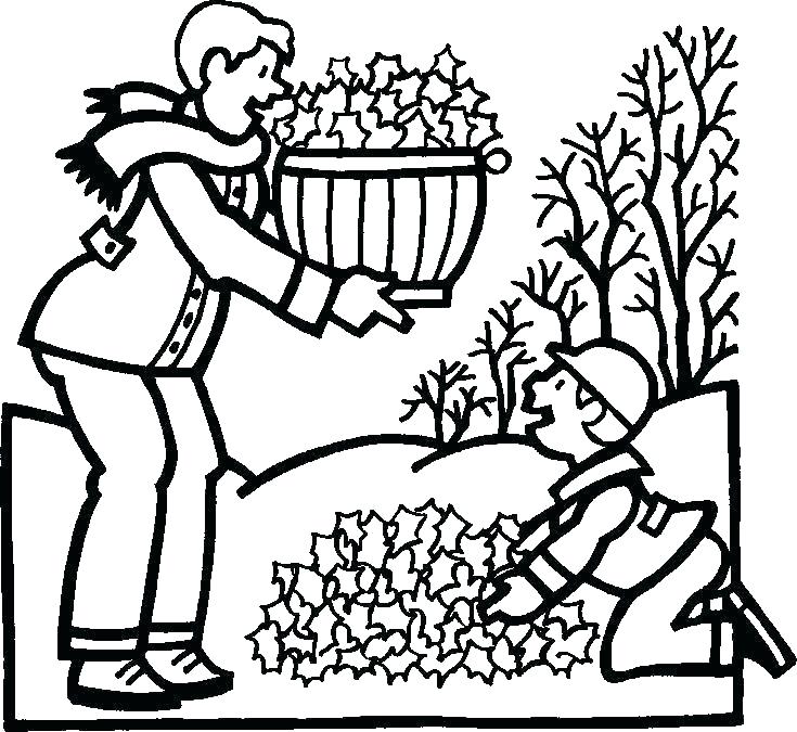 735x675 Fall Coloring Pages To Print Fall Coloring Pages For Preschoolers