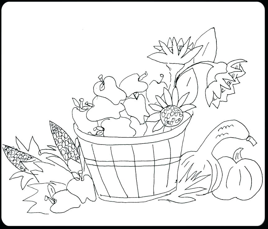 863x737 Fall Festival Coloring Pages Harvest Spectacular Clip Art Black
