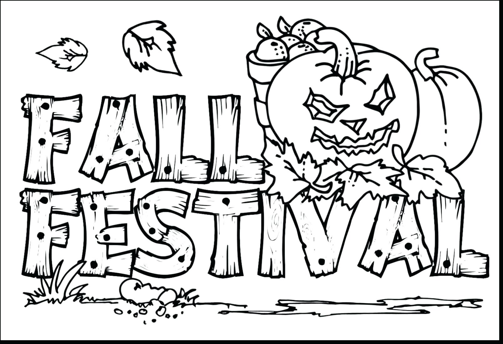 1608x1100 Scarecrow Coloring Pages For Preschool Awesome Fall Trees Photos