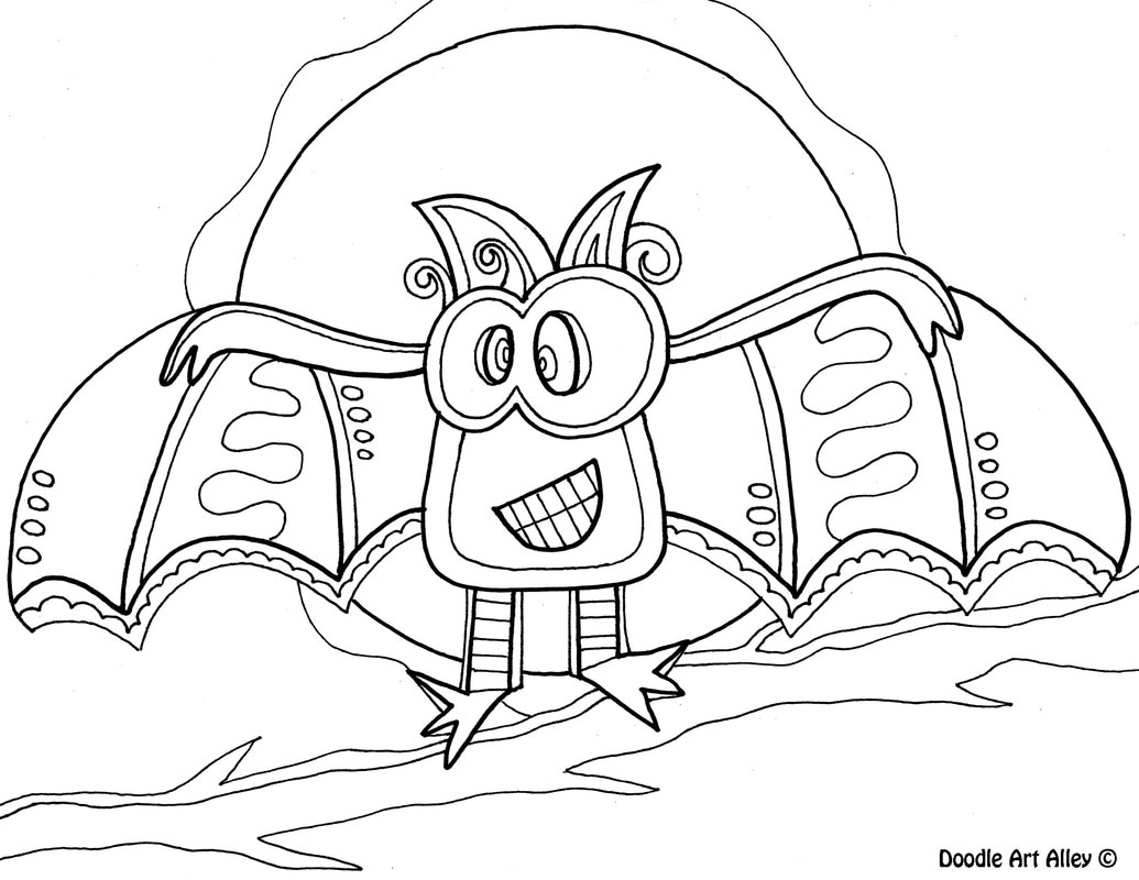 1035x800 Halloween Coloring Pages
