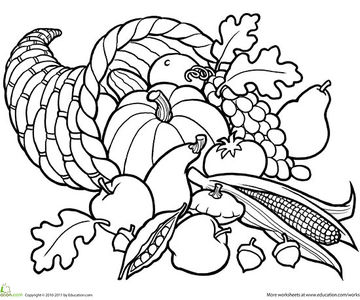 360x300 Coloring Pages Of Fall
