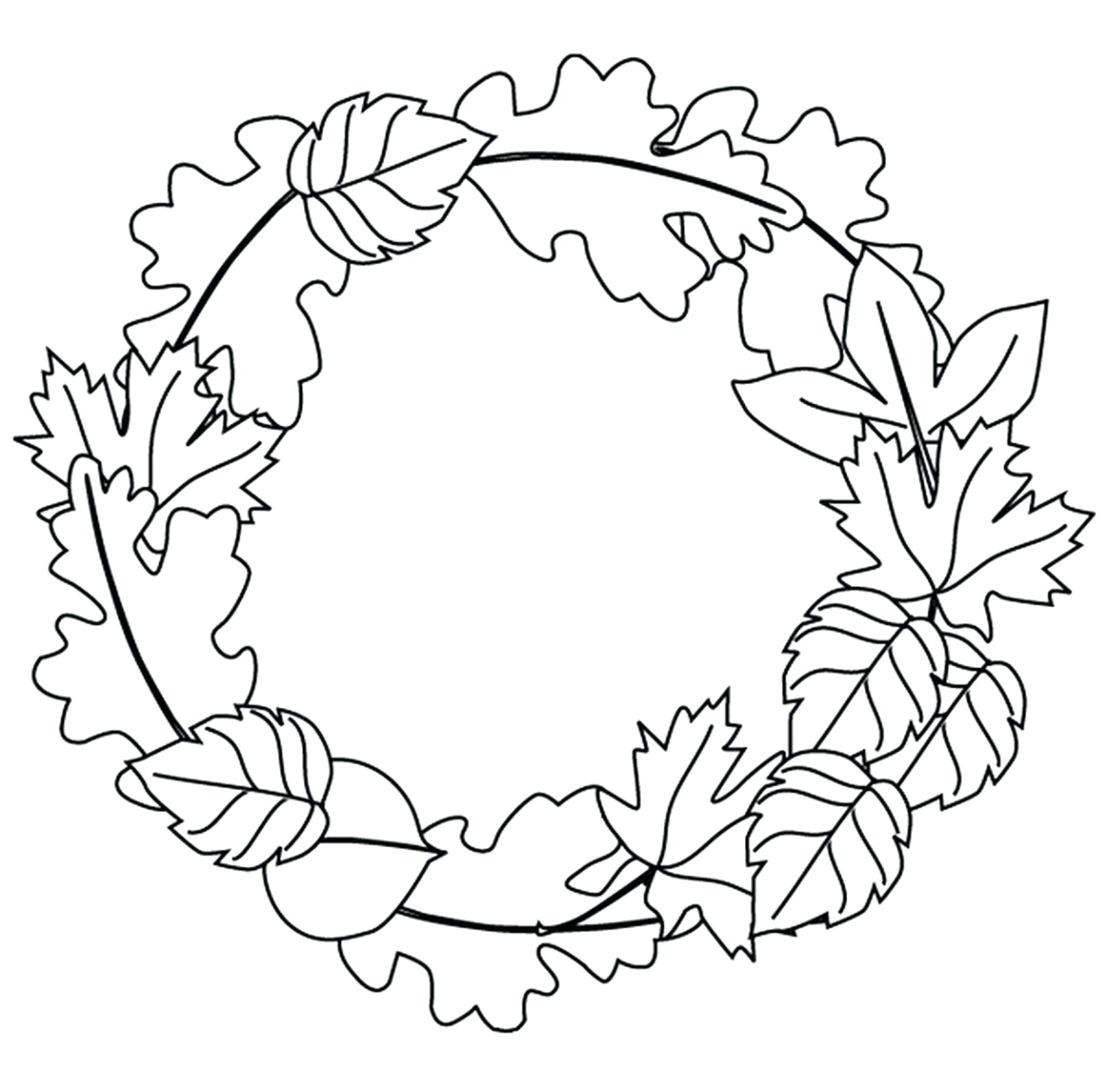 2048x2021 Download Leaf Coloring Pages For Preschool Fall Leaves Easy Book