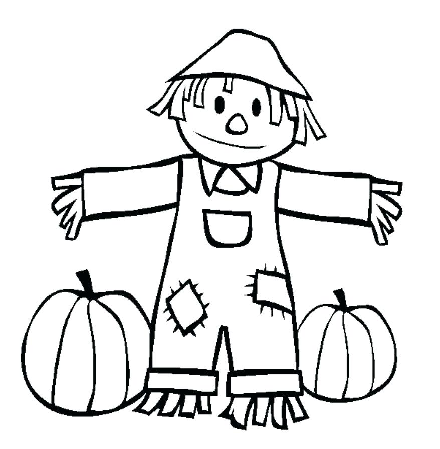 878x895 Pumpkin Color Pages Printable Coloring Scar On Coloring Pages Fall