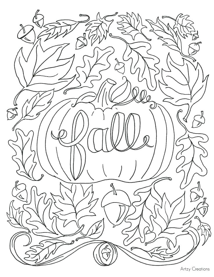 736x952 Fall Printables Coloring Pages All Kids Networks Printable Fall