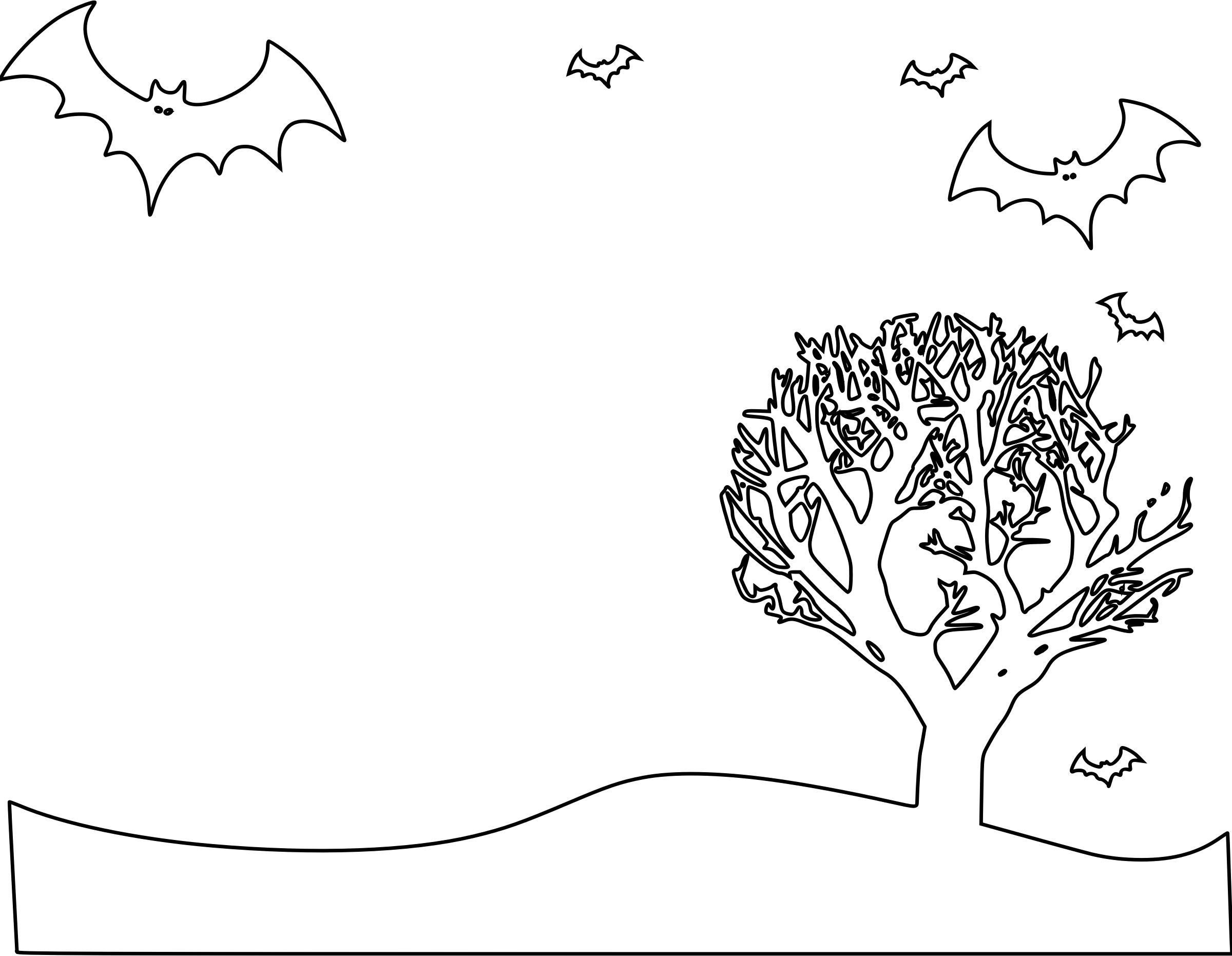 2400x1862 Landscape Coloring Pages