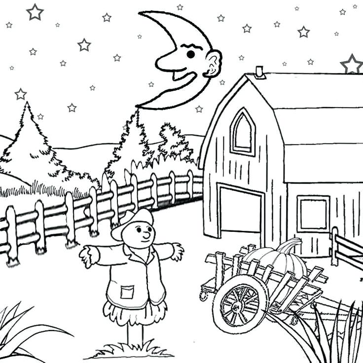 736x736 Printable Scenery Coloring Pages Best Kids Images On Adult