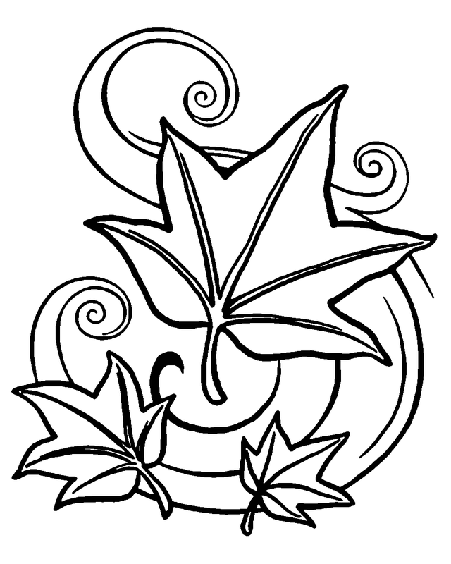 640x800 Fall Coloring Pages 2018