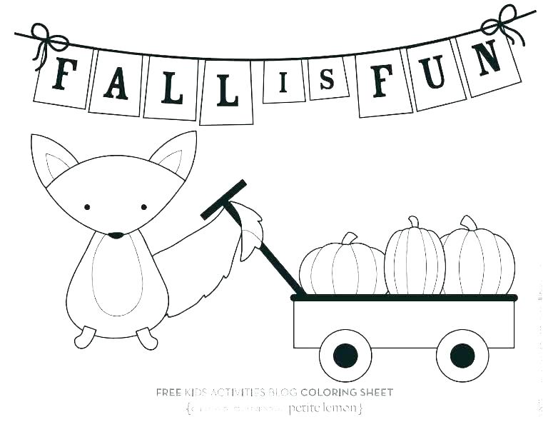 768x591 Free Fall Themed Coloring Pages Theme Autumn