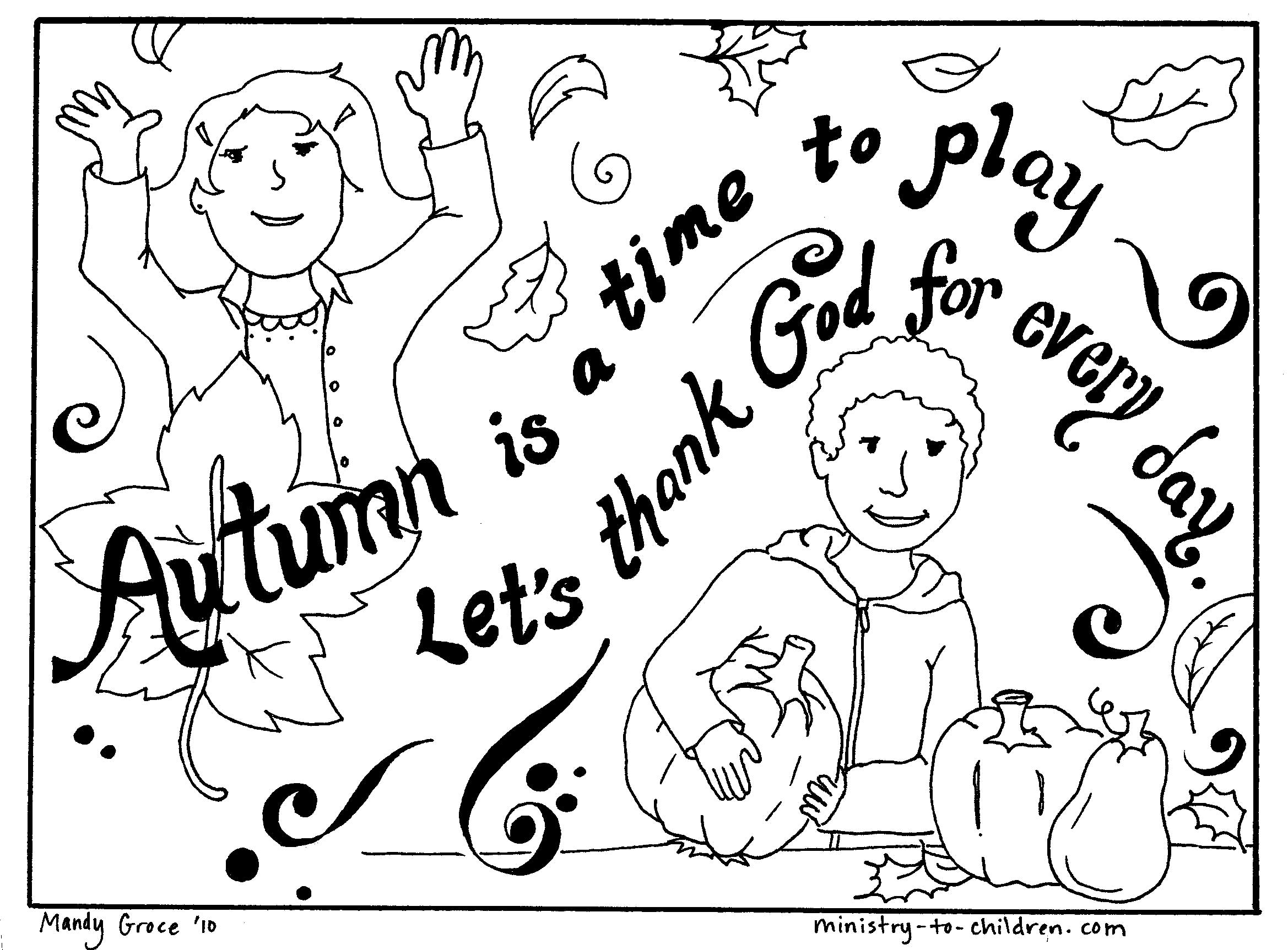 2338x1725 Fall Themed Coloring Page Free Download