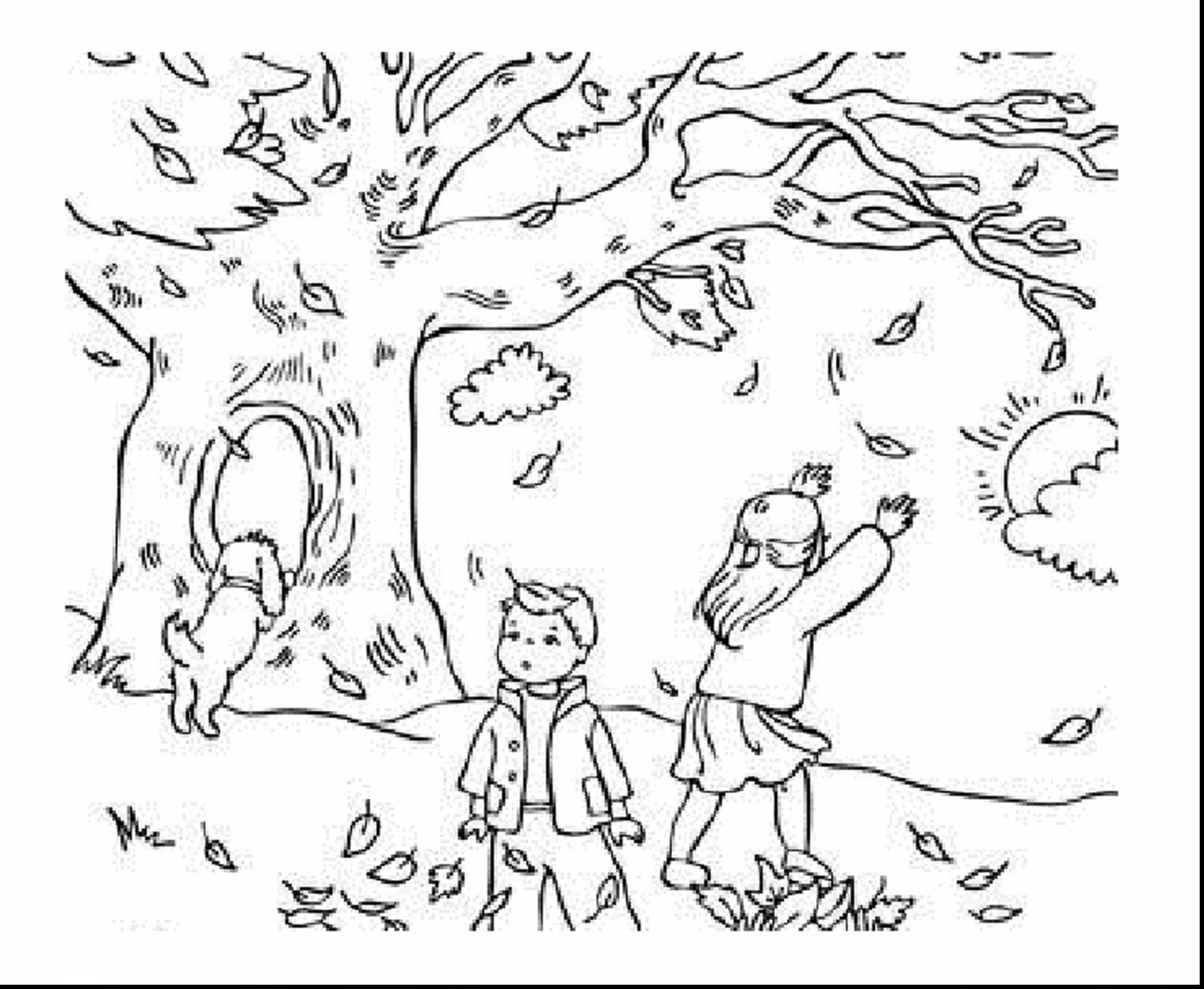 2805x2305 Autumn Coloring Pages Landscape Planet To Print Ribsvigyapan