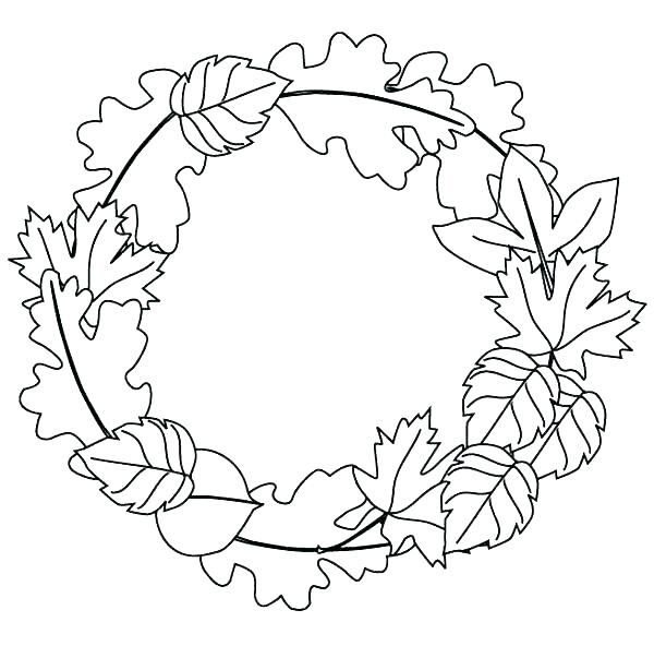 600x592 Autumn Leaf Coloring Pages Autumn Leaves Coloring Pages Autumn