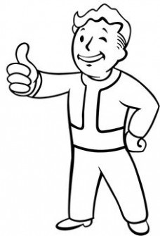 228x335 Fallout Vault Boy Free Clip Art Cliparts